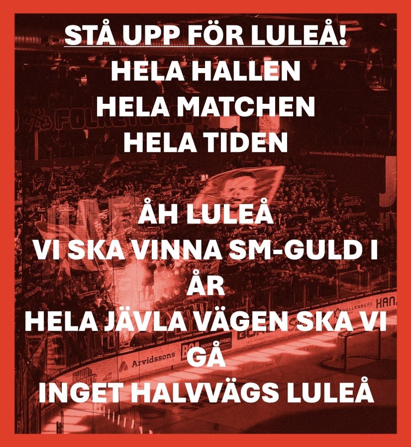 LuleåFans tweet media