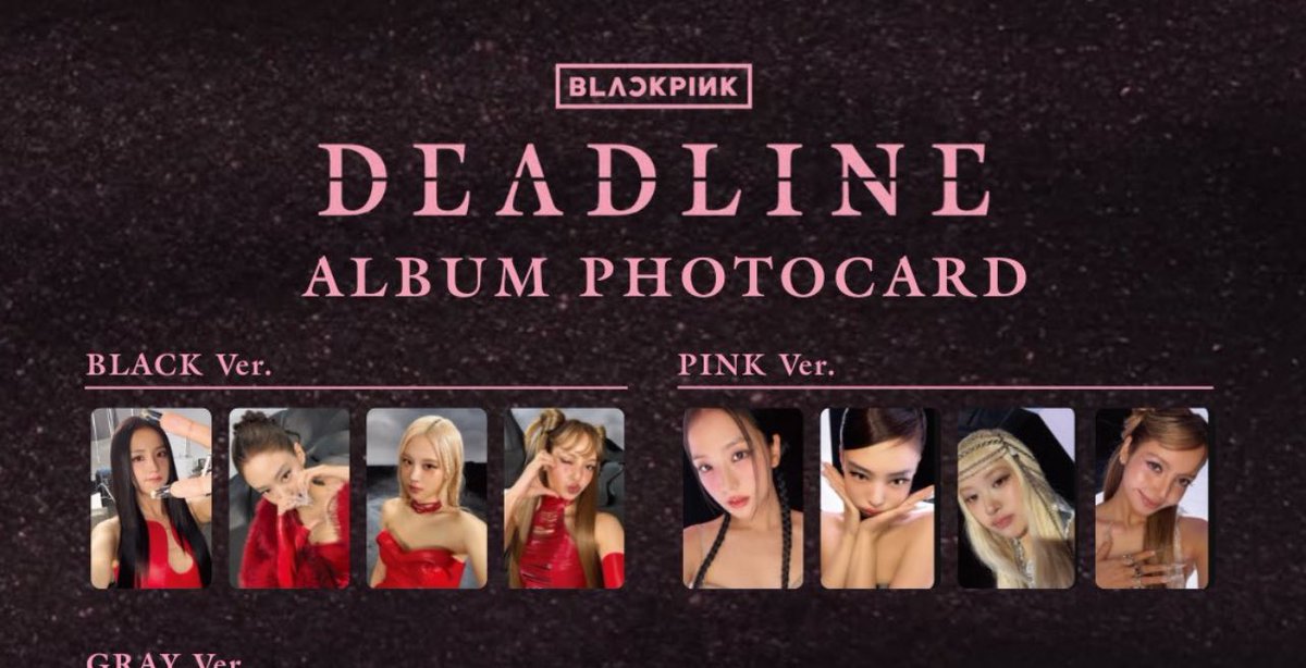 ChuChu121003's tweet photo. 𝐆𝐈𝐕𝐄 𝐀𝐖𝐀𝐘
Prize 
🥇BlackPink T-shirt JUMP
🥈BlackPink croptop JUMP
🥉1 set photocarsd on album Black/Pink ver
How to participate
1️⃣ Like &amp; repost this post
2️⃣ Like and comment on my #DEADLINE_BLINK_REVIEW in Weverse
https://t.co/u6pBLaH3CV
Winner Announcement: 13th March https://t.co/jhXnlESh7d