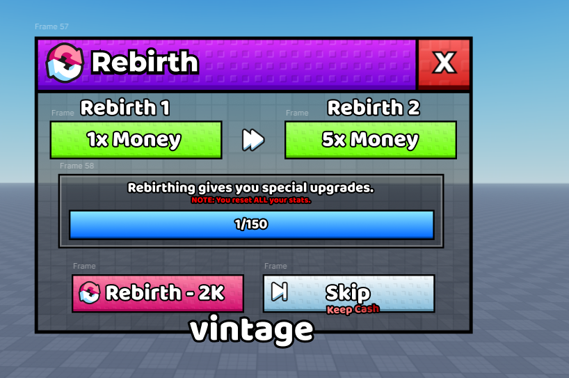 vin210a's tweet photo. 💕Rebirth UI

💵Price Tag: 2K Robux ( tax covered ) or $8 CashApp

💙 Discord: vin210a
Discord Server: https://t.co/ma6ZlRw6XC

#RobloxDev #RobloxUI #GameDev #developer https://t.co/WdLth2Alml