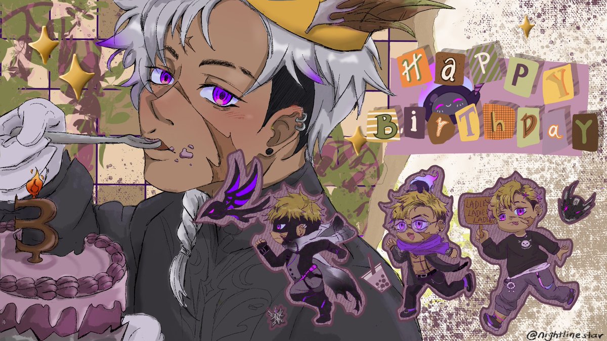 🖤Nightline💜🍉 tweet media