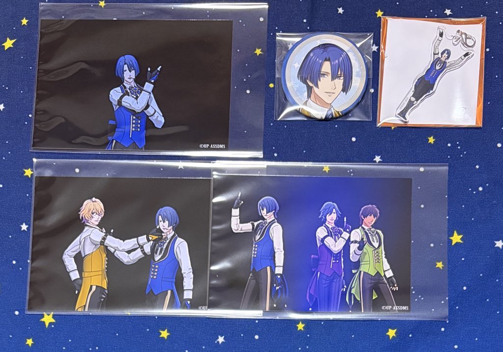 譲渡］うたプリ ASSHC 缶バッジ ブロマイド チャーム譲］真斗セット求