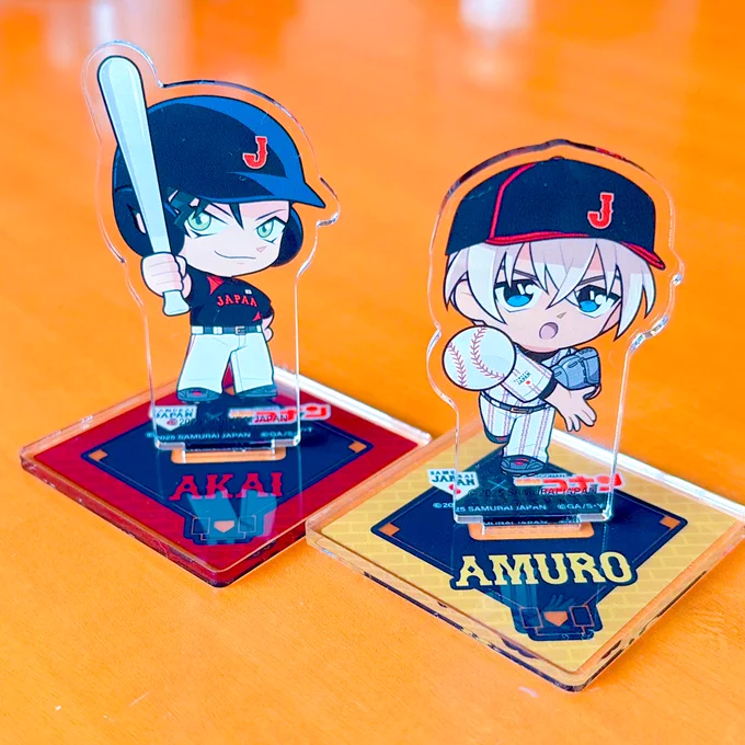 野球あかあむアクスタ届いた え、かわいー