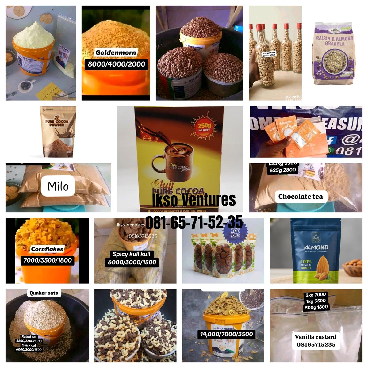 Akure Cereal Vendor (Faithrine||PBD1298) tweet media