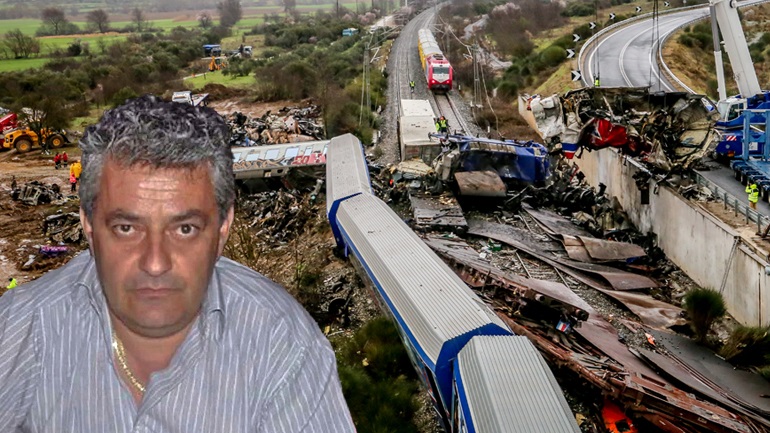 koyrsaros335's tweet photo. Ο μακελάρης σταθμάρχης των 57 παιδιών είναι ΚΑΙ αυτός ελεύθερος σε κατ’ οίκον περιορισμό. Πουθενά δεν θα δείτε τη φάτσα του πραγματικού φονιά στα media για την τραγωδία. https://t.co/95ALRnrCCU