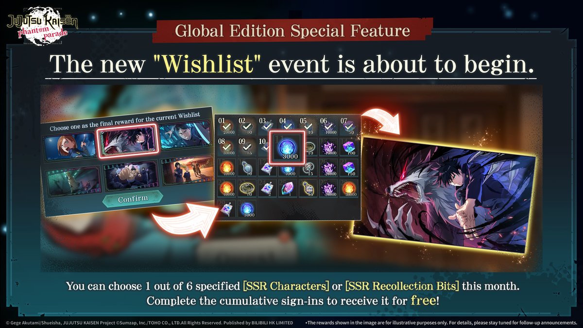 Jujutsu Kaisen Phantom Parade Official tweet media