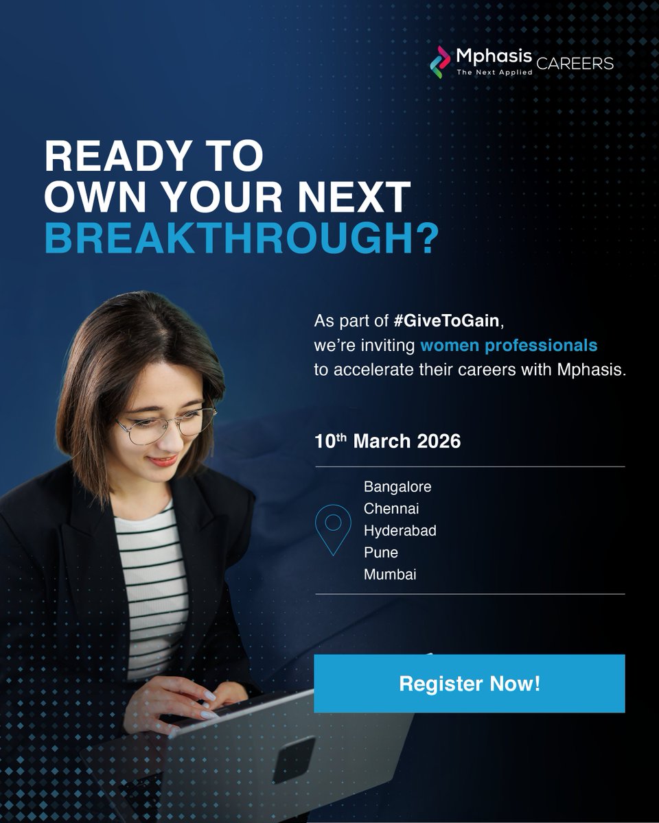 Mphasis Careers tweet media