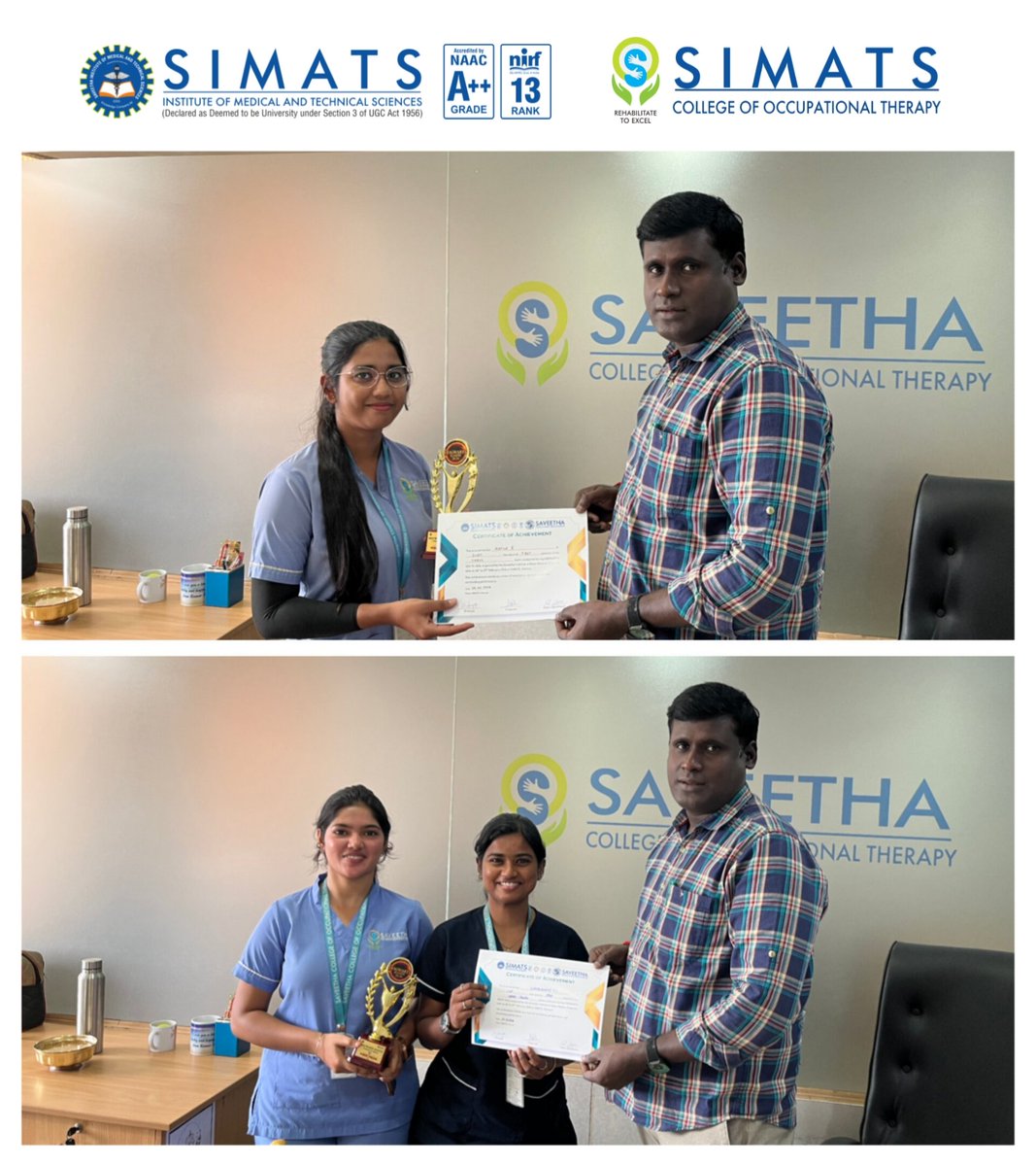 Saveetha College Of Occupational Therapy tweet media