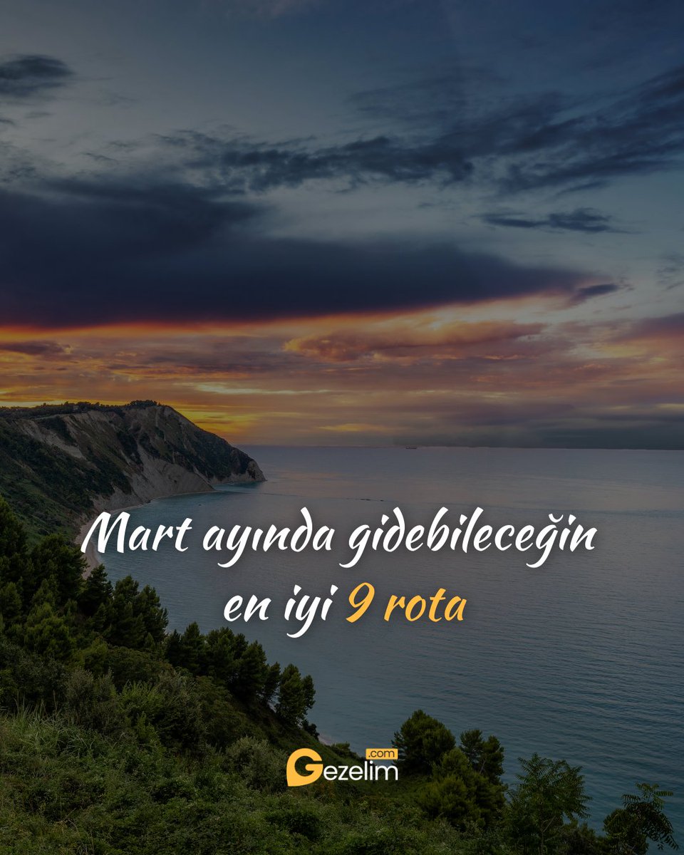 GezelimSeyahat's tweet image. Baharın habercisi olan Mart ayı için seyahat planı yapanlar veya yapacak olanlar için birbirinden güzel 5 rota önerisiyle geldik! 🥳

Senin en sevdiğin rota hangisi? 🤓

instagram.com/p/DVSmnrZjWz2/…

#gezi #seyahat #rota