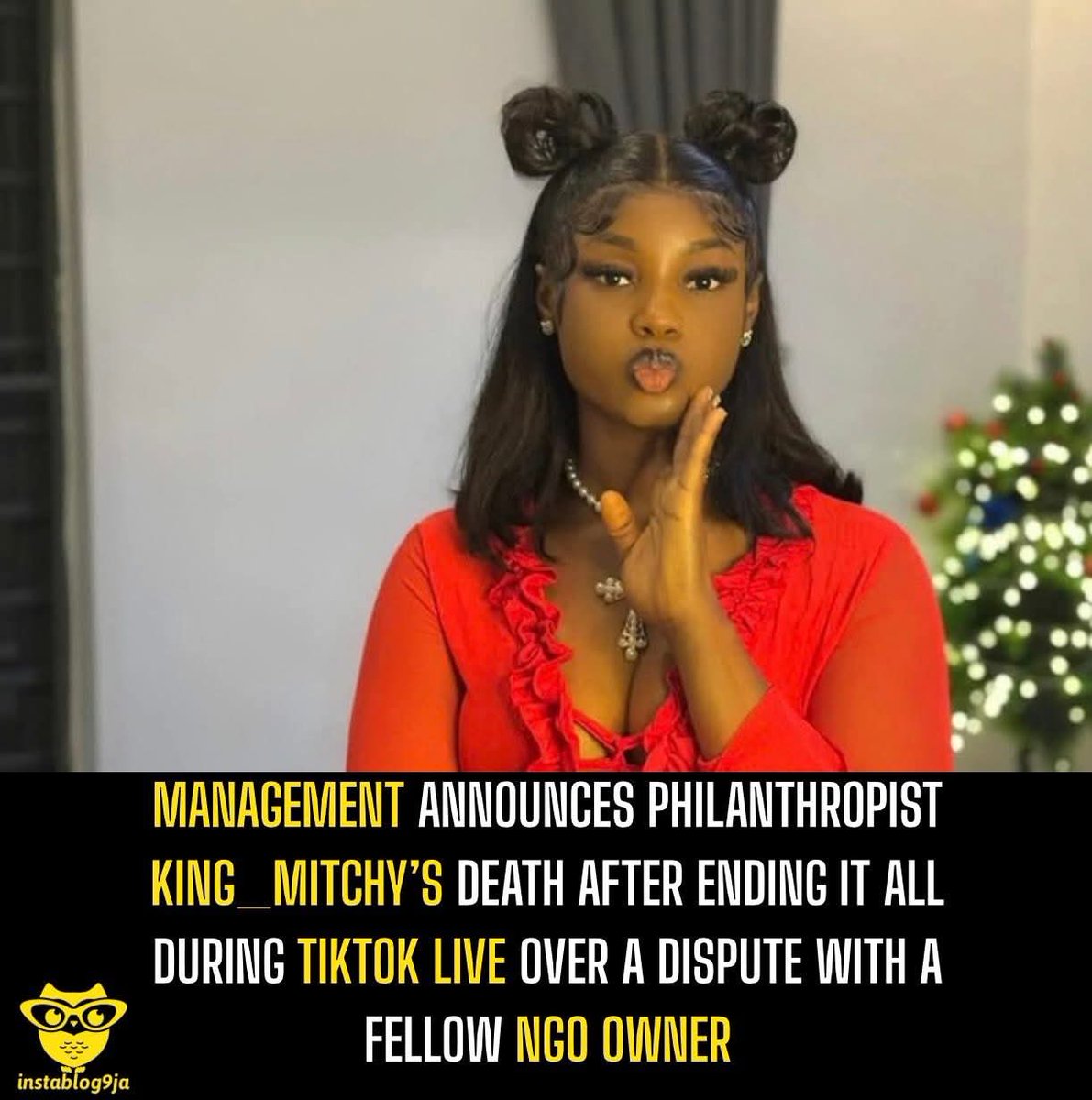 I don't understand is this a joke or what’s going on exactly!!! King Mitchy is d£ad..... 
Without even considering the pain she will put her parents. 
Keep resting 💔
