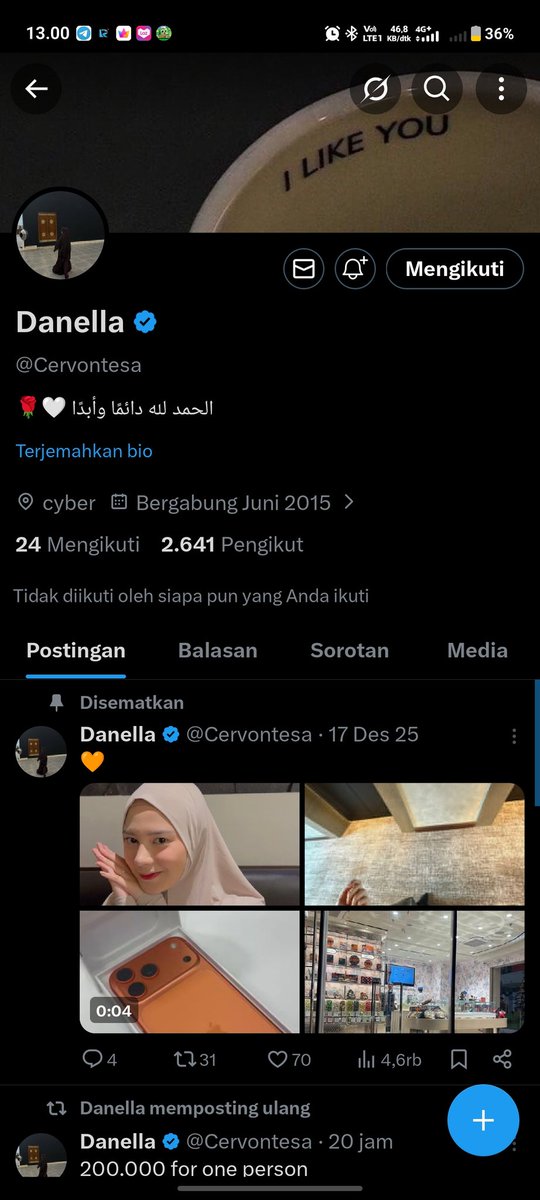heyyo_ya's tweet photo. @Cervontesa Done kak, bismillah semoga rezekiku💖 https://t.co/2ujgv8AKwT