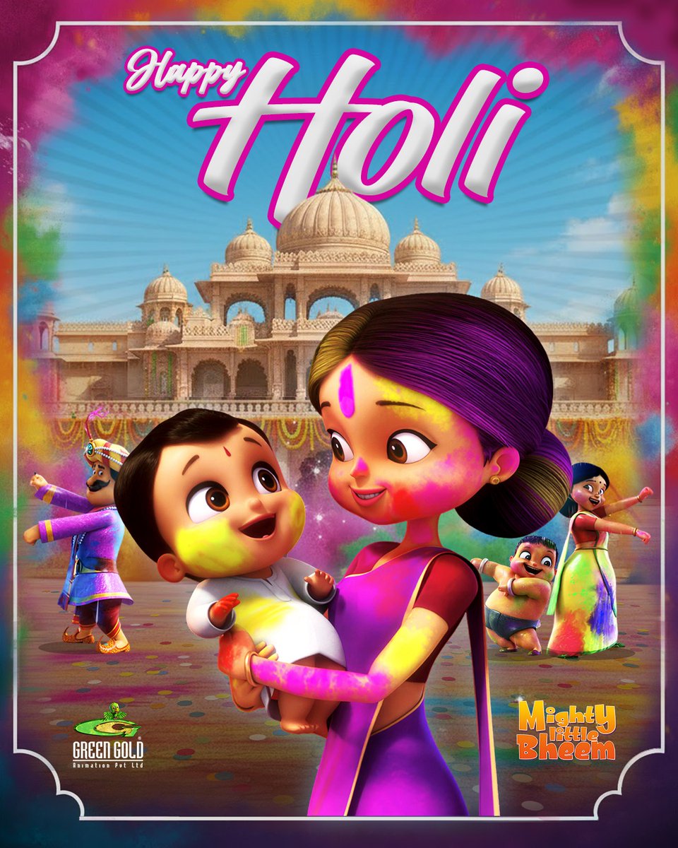 Rangon ki masti, dosti ki khushi aur hasi se bhara din ho. Iss Holi sirf pyaar aur positivity ke rang bhar do. Aap sahib ko Happy Holi!!

#HappyHoli #Holi2026 #SpreadJoy #HoliCelebration #FestivalOfColors #ColorfulMoments #SpreadJoy #MightyLittleBheem #GreenGold