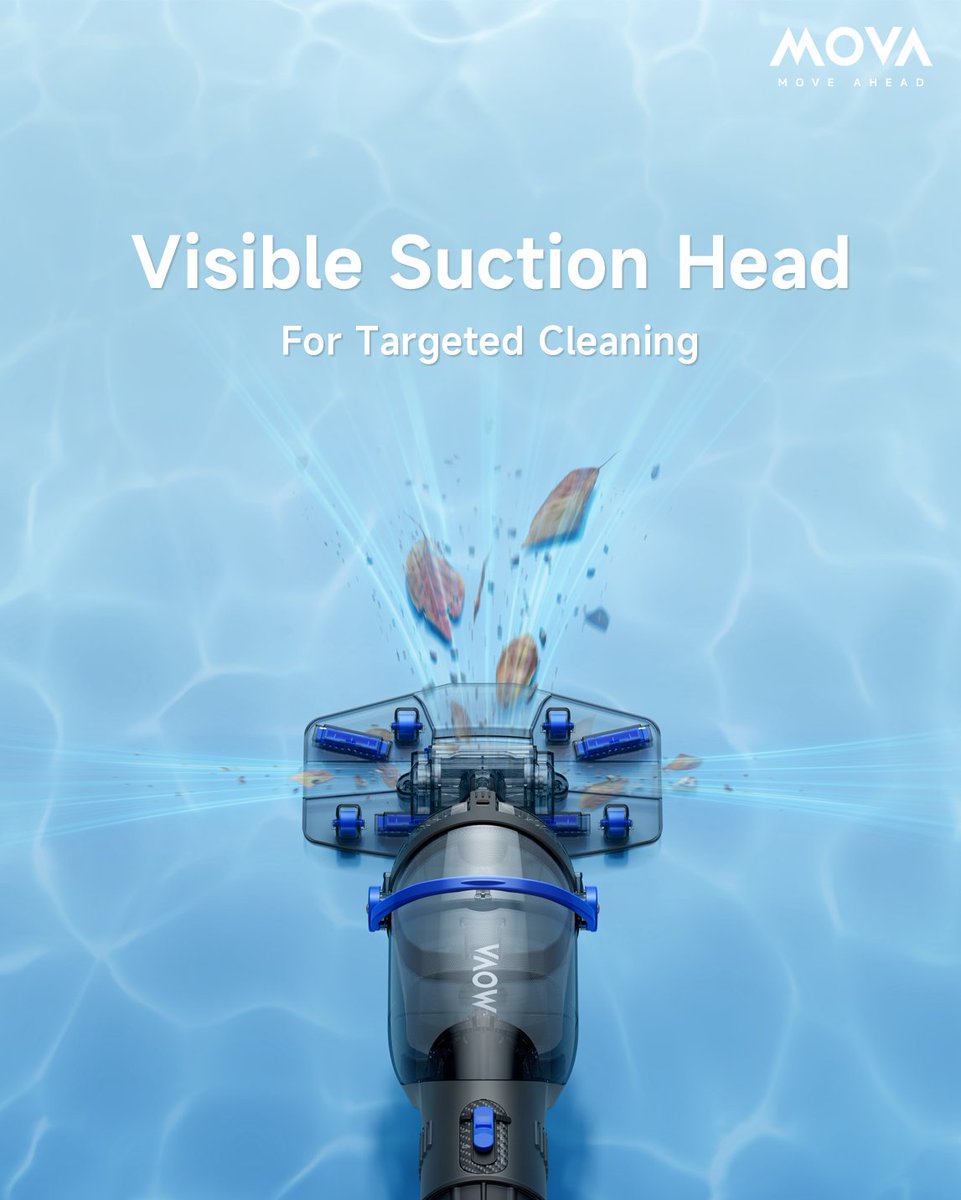 mova_global's tweet photo. Introducting MOVAβs first handheld pool vacuum β Handler V10. π§
Compact. Cordless. Mighty.
One-touch activation. Cordless freedom.
Handler V10 β Cleaner pool. Better summer.
#MOVA #MOVAtech #NewProduct #PoolCleaner #RoboticPoolCleaner #PoolCare https://t.co/XAsxLlxSA6