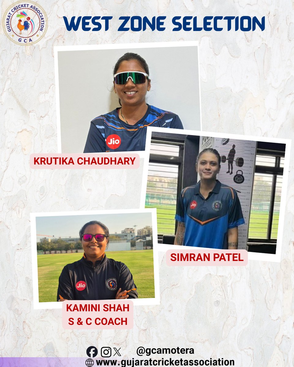 Gujarat Cricket Association (Official) tweet media