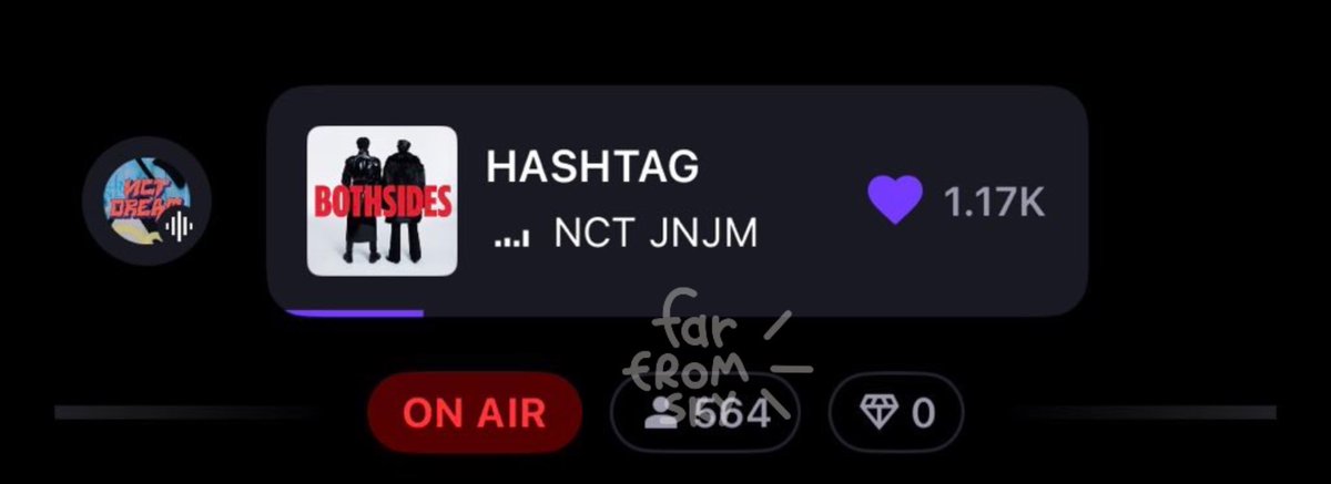 วันแรกเราเข้าดรีมทิปเกือบ 700 คนเลย ตอนนี้ 564 คนแล้วค่ะ ขออีกสัก 150 คน มาเข้าดรีมทิปด้วยกันค่ะ 💃💃💃

> เปิดทิ้งไว้แล้วไปทำอย่างอื่นได้เลย
> ห้ามปิดลำโพงในแอพ แต่ปิดเสียงเครื่องได้
> สตรีมเพลย์ลิสไปพร้อมกันได้

ต้องถึง 700 คนละป่ะะ 🔥🔥🔥🔥

#สตรีมเพื่อเจโน่แจมิน