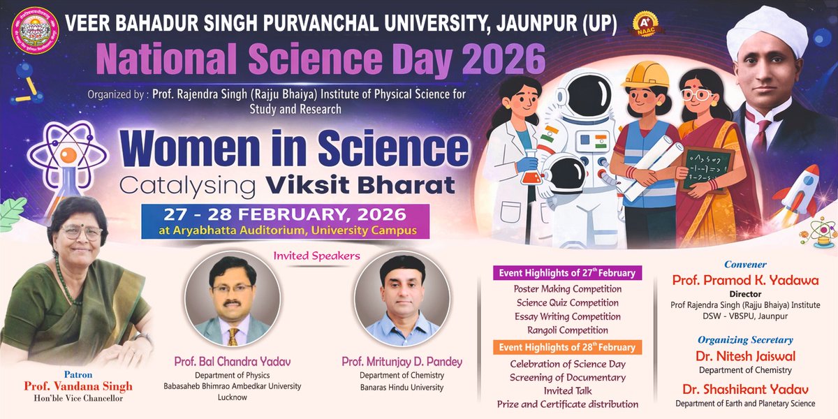 Veer Bahadur Singh Purvanchal University-Official tweet media