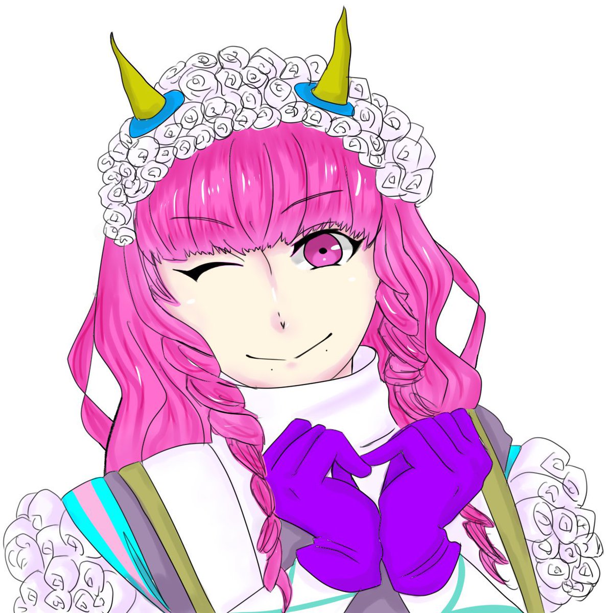 今月描いた絵を晒そう 💐ちゃん様〜〜〜〜〜〜〜!!🫶