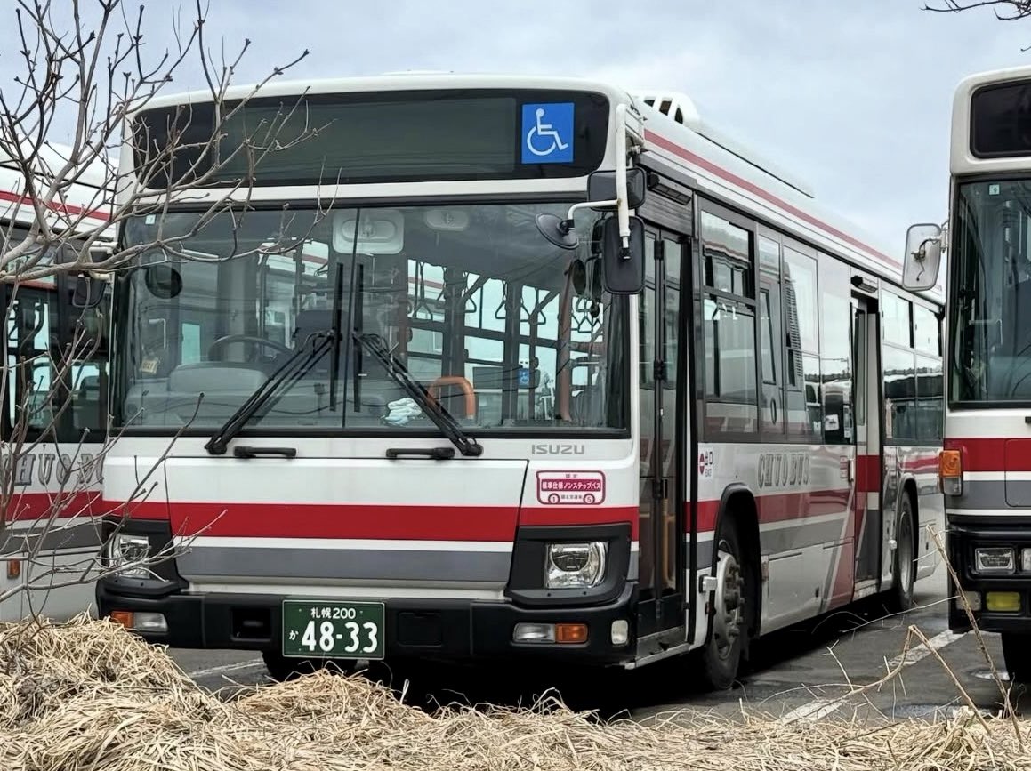 北海道中央バス 札幌200か4833 いすゞエルガ 2017年式 2PG-LV290Q2