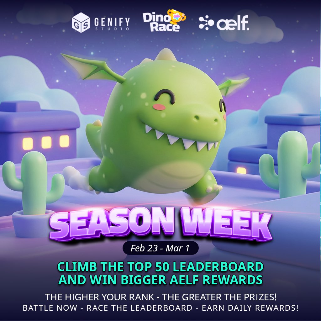 🔥 SEASON WEEK – THE RACE IS STILL ON! 🦖💨
Although this announcement comes a bit late, the weekly event of DinoRace is still being counted as normal. All player activities and rankings during the week are fully recorded, so you still have time to climb the leaderboard!
📅 Event