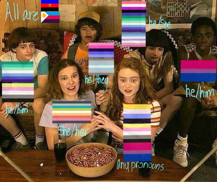 puppycakeswag's tweet photo. the #polyparty / #partycule headcanons 🥹🪽🪽 excuse my awful handwriting #strangerthings https://t.co/xY5Ban4Tpw