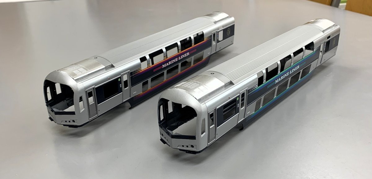 予約受付中】マリンライナー、チラ見せ① 5100形の塗装と印刷が出来