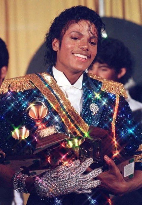 LoveIsback24's tweet image. 42 Years ago Today in 1984 Michael Jackson had the most iconic Night In #Grammys history by winning 8 in one single night including album of the year for thriller. 

The 1984 Grammys had over 51 Million viewers, the most watched #Grammys Night to this very day. 

KING OF POP