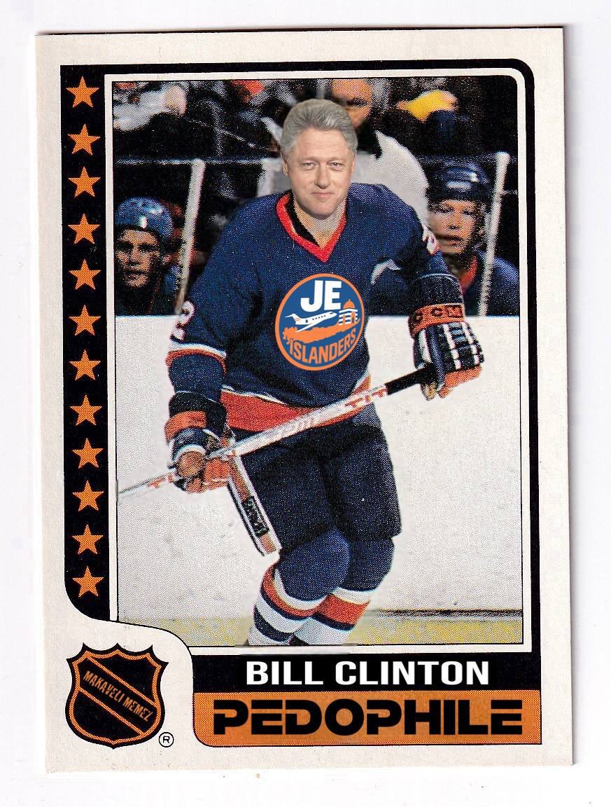 huvsleather's tweet photo. @ShadowofEzra Anyone remember this #Throwback 

#Islanders can’t remember the year..

#HillaryClinton #BillClinton https://t.co/Oknqq7wcNY