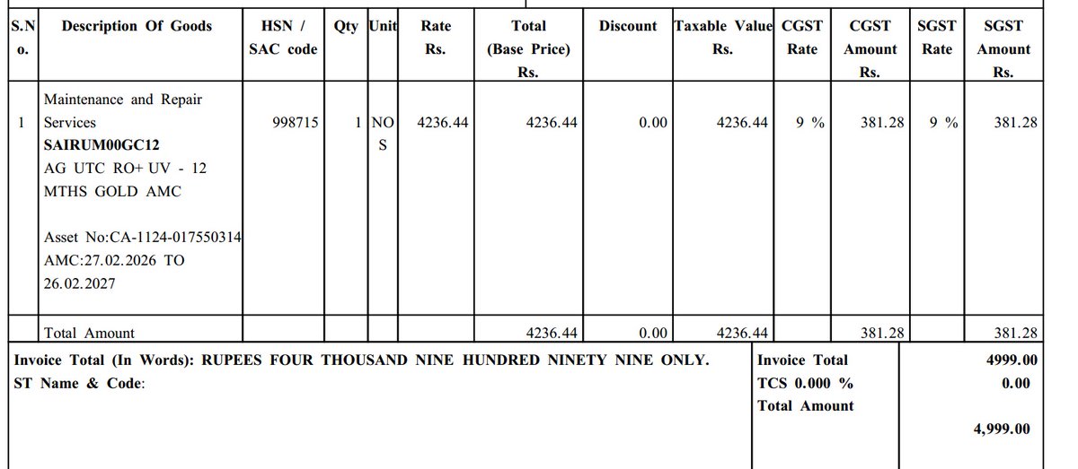 maurya_1823's tweet image. Extremely disappointed with @EurekaForbes . Purchased AMC on 23-02-2026 and raised a service complaint the same day. No visit, no call, no response till now. Why take money when you can’t provide service? Process my refund immediately. #PoorService #RefundNow