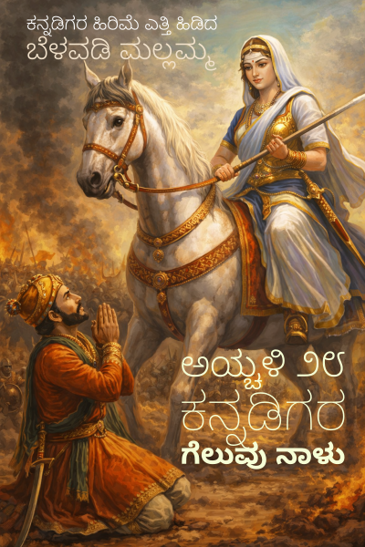 guduguminchu's tweet image. ಕನ್ನಡಿಗರ ಹಿರಿಮೆ ಎತ್ತಿ ಹಿಡಿದ ಬೆಳವಡಿ ಮಲ್ಲಮ್ಮ.
#BelavadiMallamma
#KannadaPride
#KannadaNews