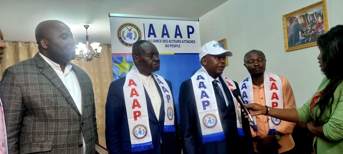 DMoladja's tweet photo. La méga plateforme électorale et politique AAAP poursuit son expansion. Le vice-gouverneur de la province du Maniema, Corneille Katisamba Makubuli, rejoint l’AAAP afin de porter haut son étendard et d’accompagner le Chef de l’État dans la réussite de son deuxième mandat. https://t.co/8zd5lNRMis