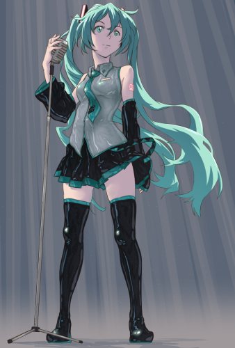 #唐突に5年前の絵を載せる見た人もやる 初音ミクを連投していた
この頃のはレイヤーもこれだけ? とか、どうやって描いてたのかロストテクノロジーで修正もできない 