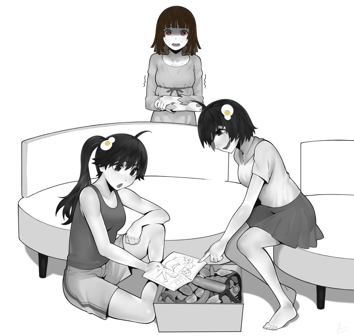 in a bit of a karen mood, even if i'm running out of posts for her.  and yes i do believe that the sisters have a box of toys considering they have a stash of porn next to their brothers as claimed in the commentary episodes.