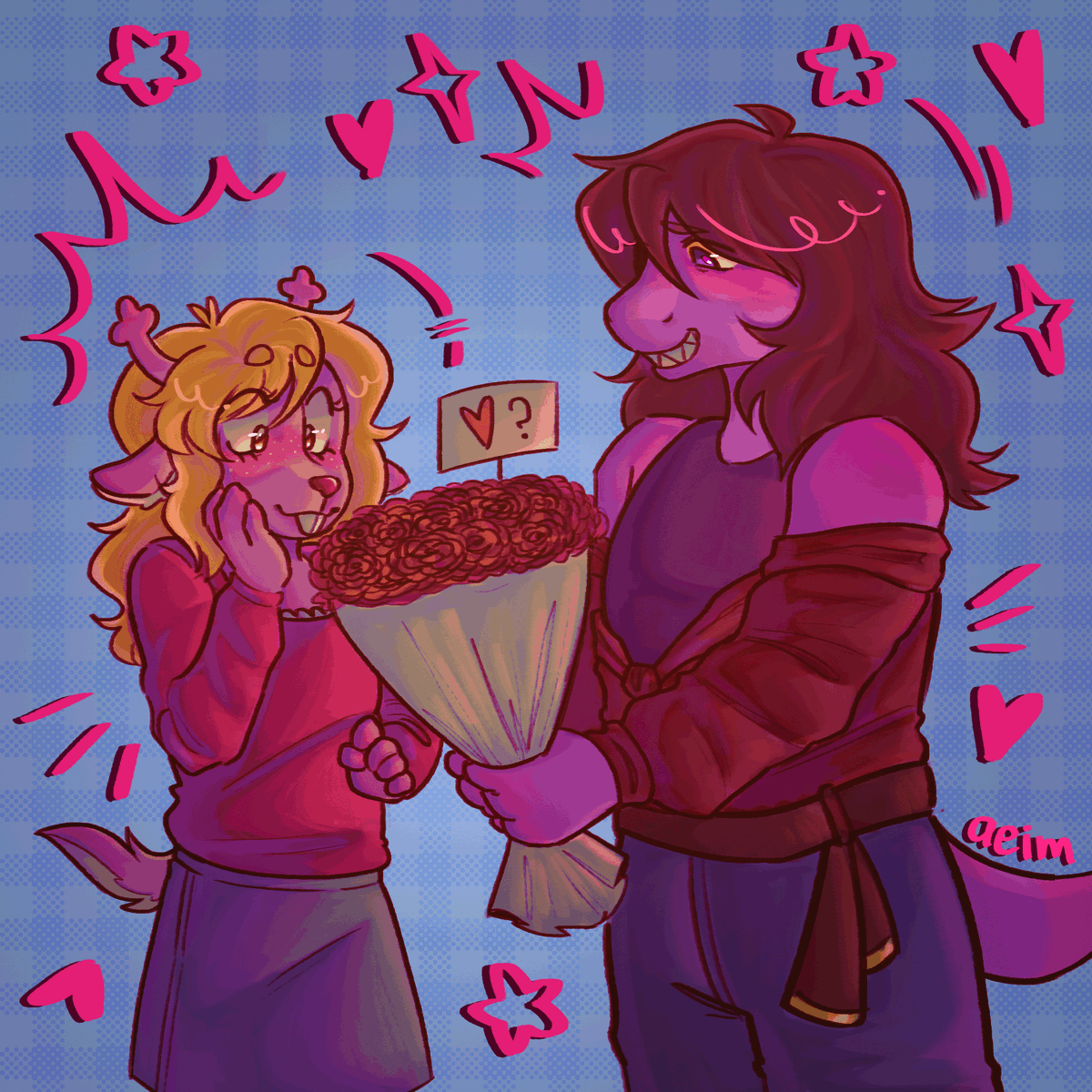 happy late valentines
#DELTARUNE #suselle
