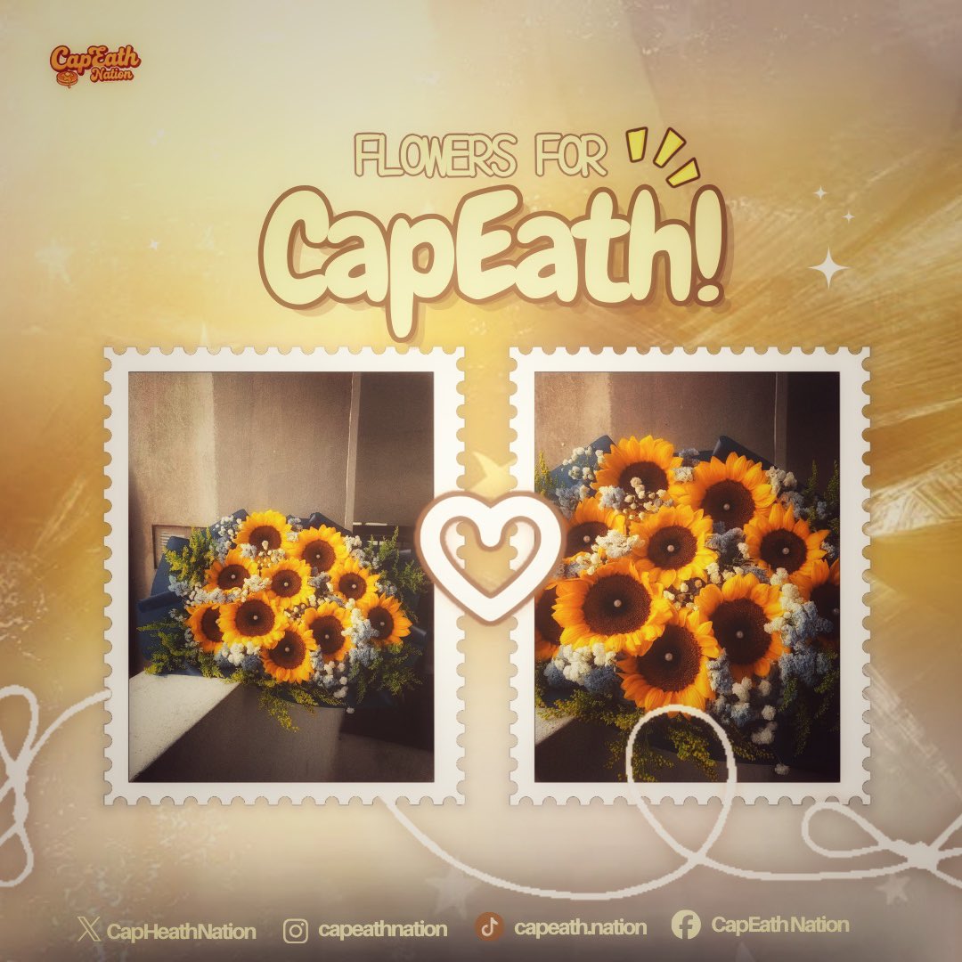 𝖲𝗉𝖾𝖼𝗂𝖺𝗅 𝖣𝖾𝗅𝗂𝗏𝖾𝗋𝗒 𝖿𝗈𝗋 𝗖𝗮𝗽𝗘𝗮𝘁𝗵! 📦💨

Calling all FanCakes! 🥞 The 𝗯𝗼𝘂𝗾𝘂𝗲𝘁 𝗼𝗳 𝗳𝗹𝗼𝘄𝗲𝗿𝘀 are secured and we are 100% ready to hand them out later! This stunning arrangement was made with so much love for Caprice and Heath—a small gift that