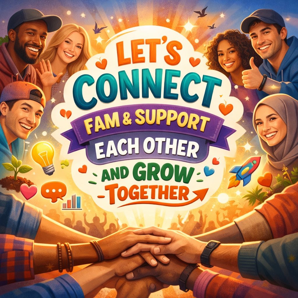 AirdropAIAlpha's tweet image. We rise stronger when we grow together 🤝
Let’s connect, support each other, and build a powerful community. Drop a ❤️ if you’re ready to grow together! 🚀

#LetsConnect #GrowTogether #SupportEachOther #CommunityPower #EngagementFam #Networking #SocialGrowth
