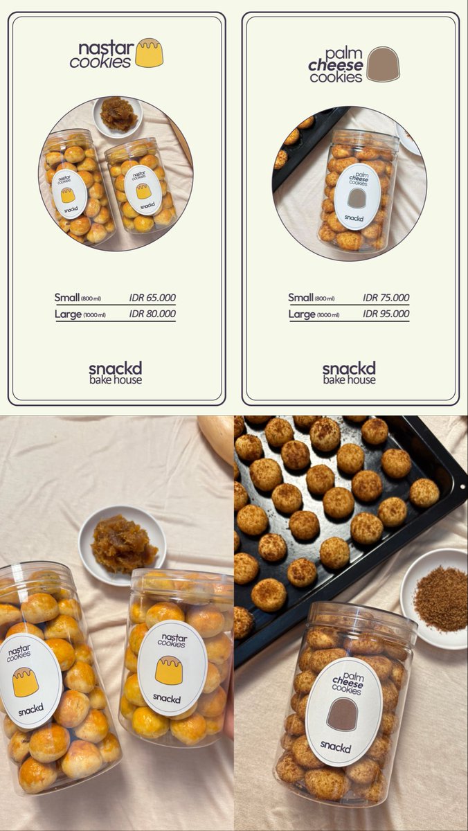 istsmei's tweet photo. GUYS! Nastar kita OPEN PO lagi 🍍 

Lembut, buttery, isian nanas manis-asamnya pas dan ngga eneg. Kumpul keluarga ditanya kpn nikah? Santai, hati blh ksong yang penting toples jgn sampai kosong 😌 

Mulai 65rb | JKT Timur, Cakung | PO 7 hari

Order via 🍊/DM/komen ya! https://t.co/WabQd1ddEn