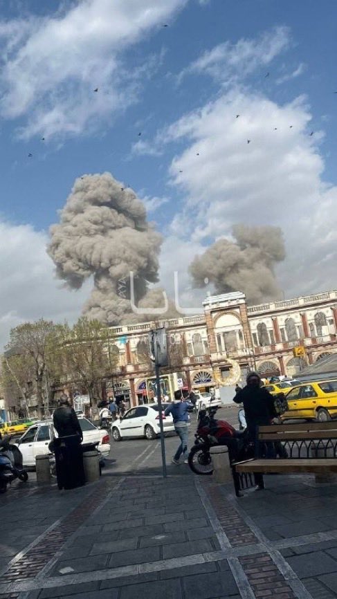 emilykschrader's tweet photo. Massive explosions being reported all over Tehran as reports claim both U.S. and Israeli strikes on the regime’s site. https://t.co/eOD7ywH1LM