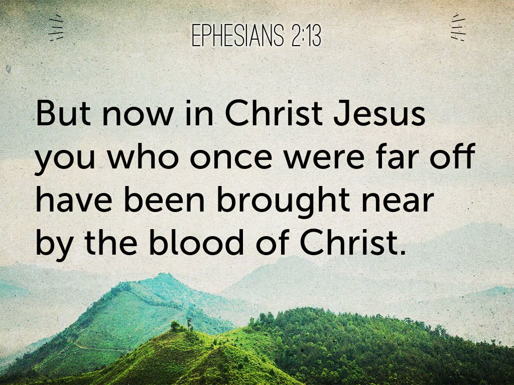 I am grateful to have been brought near by the blood of Messiah Yeshua and made a fellow heir to the covenants of promise.