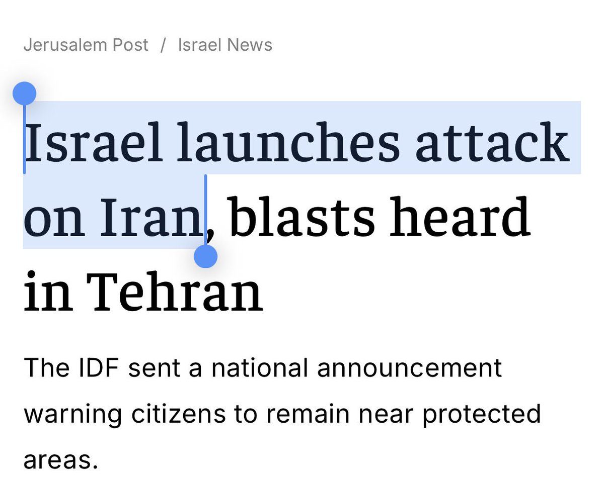 Hope you all hedged with Pistachios.

Israel is now airstriking Iran. 

Immediate Beneficiaries: 
Oil (Energy) - $XLE, $CVX, $XOM, 
Defense - $AVAV, $NOC, $LASR, $LPTH, $RTX, $AVAV, $LMT, $NOC
Save Haven Assets - Gold, Silver
Shipping - $FRO, $STNG
Pistachios

This might just be