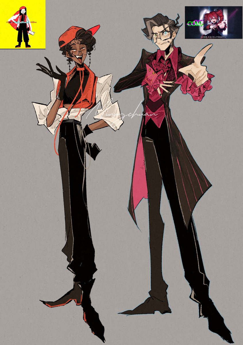 solarrrr_tyt's tweet photo. #staticradio #voxal  #hazbinhotel
#murdermedia 
一点曲绘neta！
听歌的时候觉得很适合
📺：Say it.！Come on Why don't you say it?😢
🦌：这口味让我沉醉～😋
让他们贴贴排排站了😆 奇妙跨服聊天的两个人。 https://t.co/87XtZ6i5GP