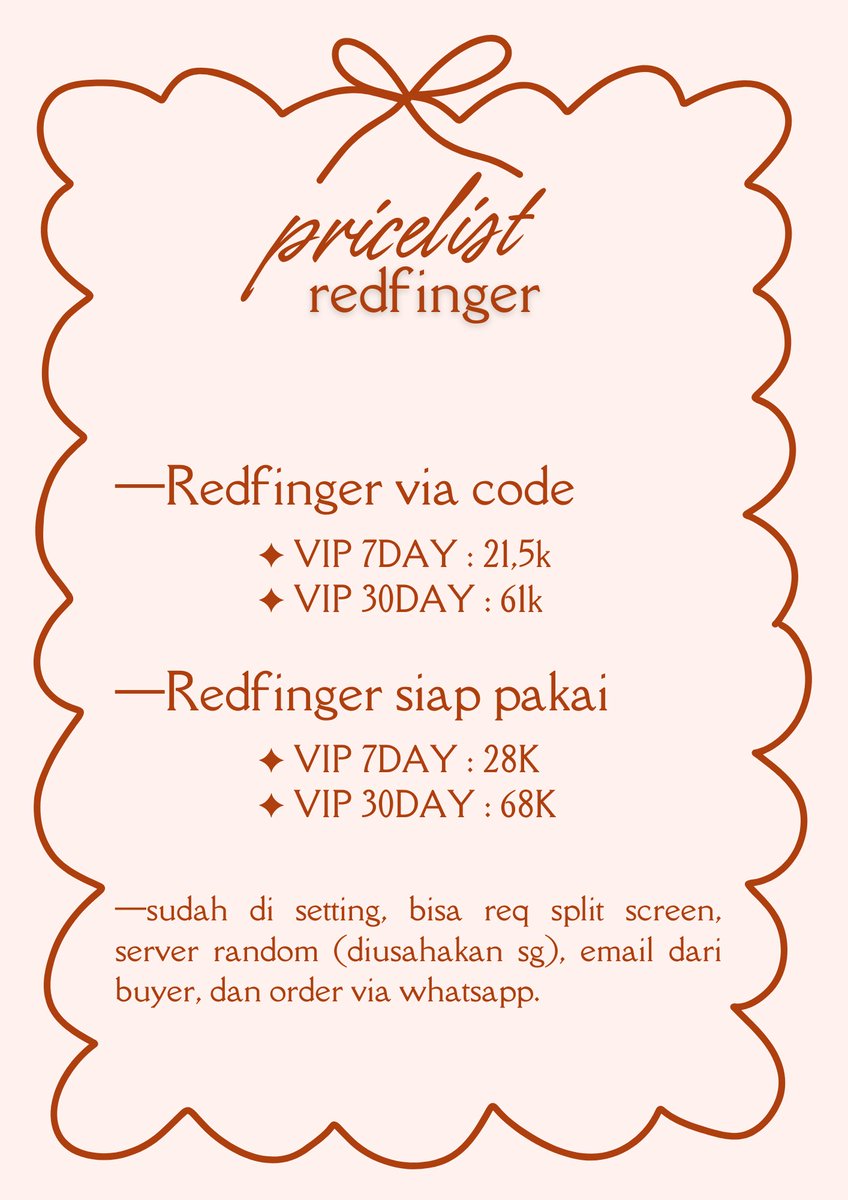 born2diesc's tweet photo. WTS JOKI FISH IT - AFK ALL MAP &amp; REDFINGER MILEA :

— Joki afk fish it &amp; all map 
— Joki rod &amp; secret 
— Joki Artefak 
— Joki 1k perfect throw 
— Redfinger via code &amp; siap pakai 

testi di pin &amp; contact via whatsapp yaw 💌💗 https://t.co/tihRHM1FDm