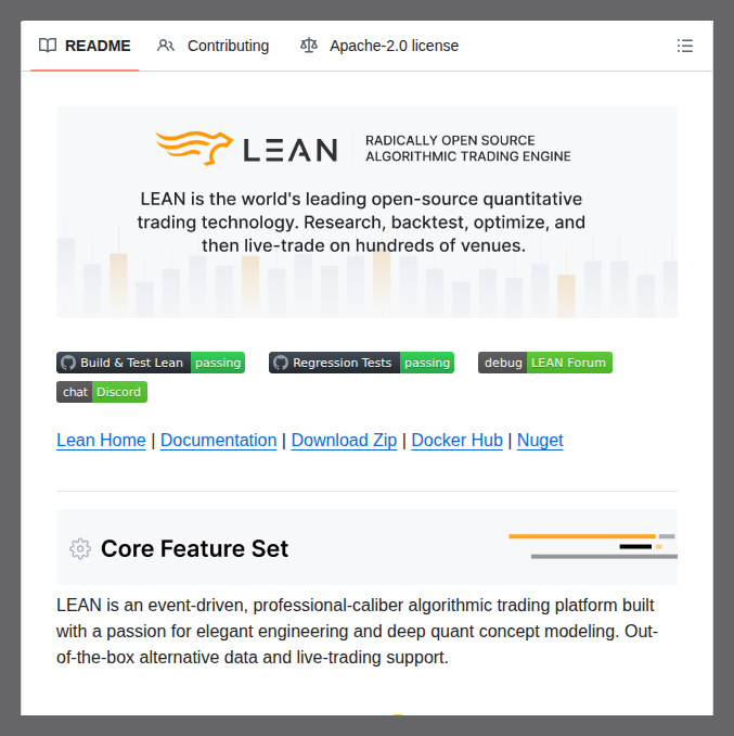 Algorithmic trading engine for research and live-trading

github.com/QuantConnect/L…