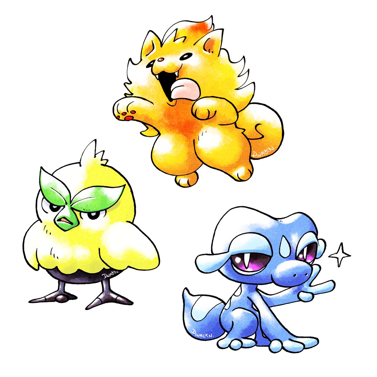A bit late but i tried to imagine them with the first gens art style!
#PokemonWindsWaves