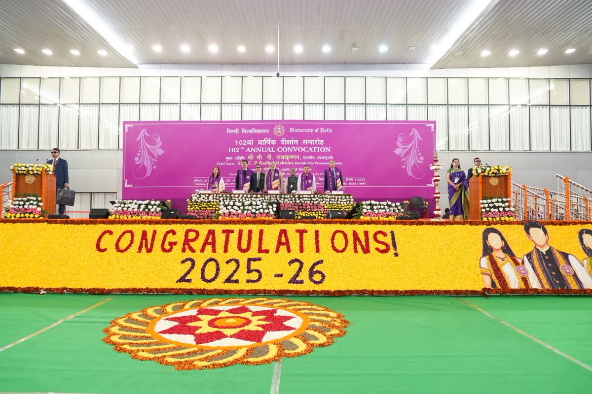 University of Delhi tweet media