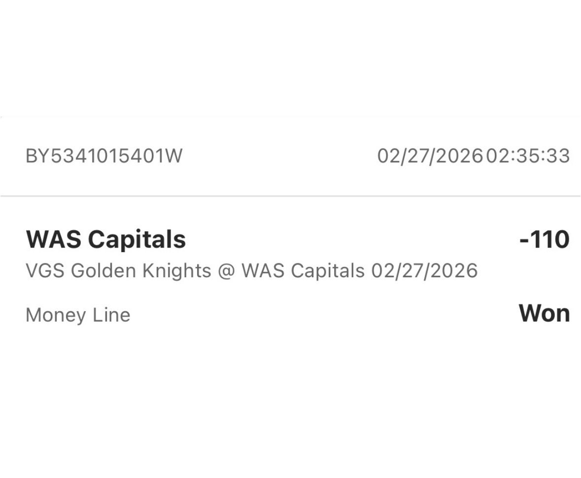 🚨Repost for a play on Saturday! 

💰PERFECT DAY IN THE ICE!!!!

Capitals ML=✅Winner
Ducks ML=✅Winner

#Gambling𝕏 #NHLPicks