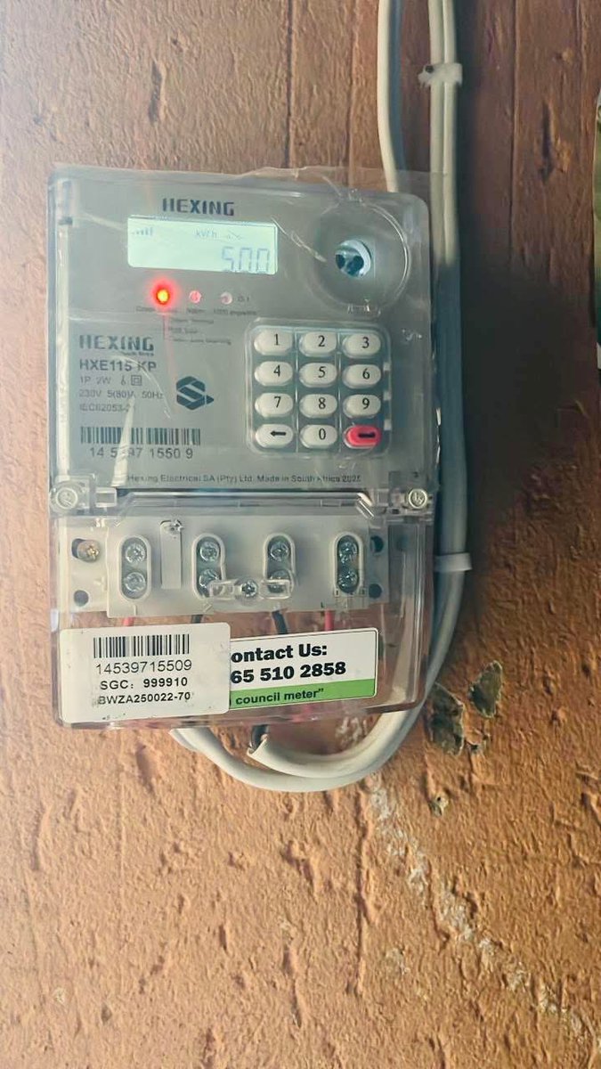 Any advice on how to pause the beeping on this electric meter coz hai modumo modumo 🚨bafethu you could literally hear it from the gate 😭