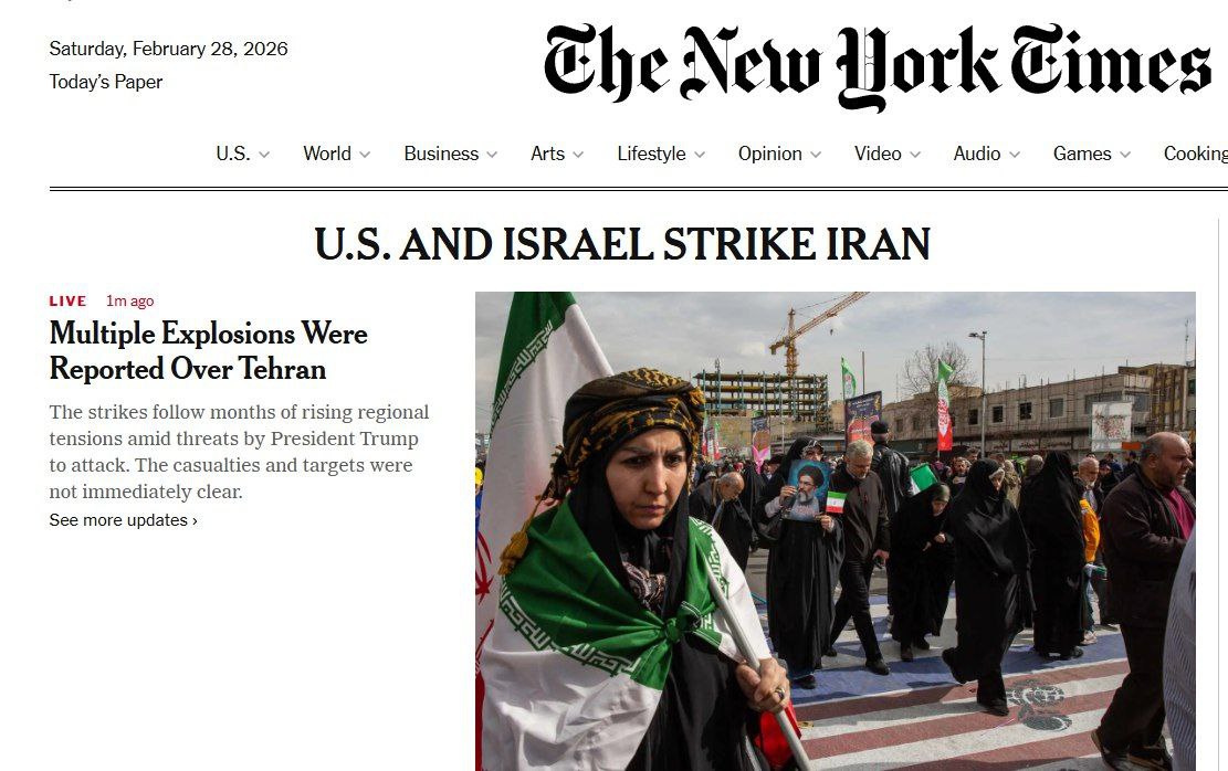 FRONT PAGE NEWS!!! THE JOINT-PEDOPHILE REGIME HAS ATTACKED A SOVEREIGN NATION FOR NO COHERENT REASON AT ALL!!!