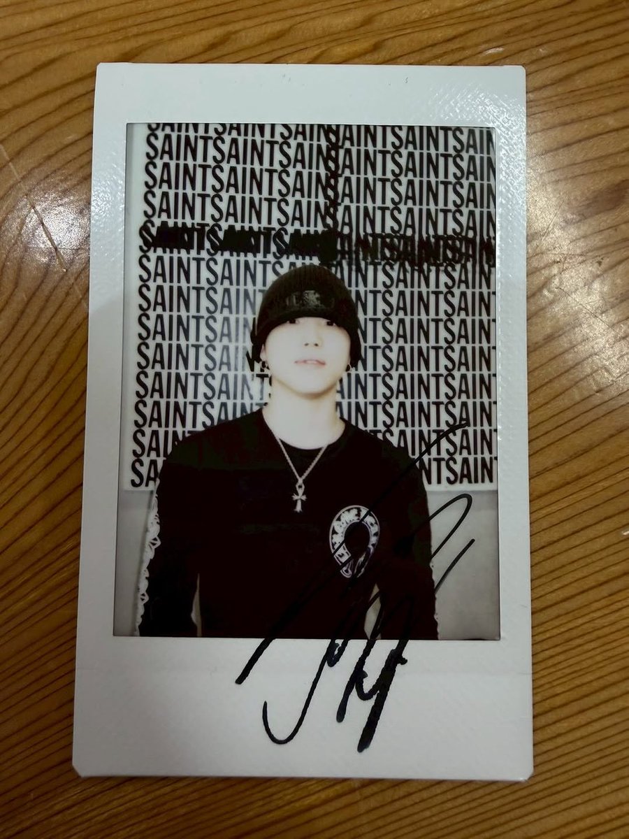 サインポラ YUJUN xikers ユジュン 유준 サイン ポラロイド