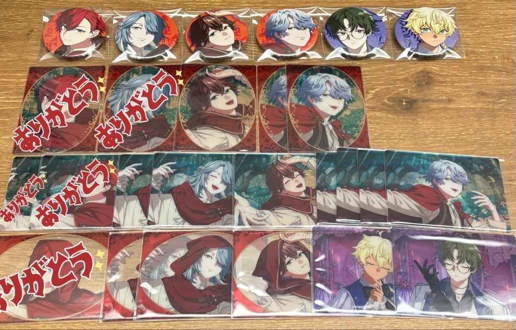 交換】ビバレン fun4re illuvista クリカ 缶バッジ 特典 譲