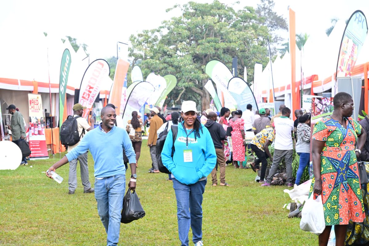 newvisionwire's tweet photo. Harvest Money Expo goers touring the Dutch Village 🇳🇱

Visitors at #HarvestMoneyExpo2026 are exploring the vibrant Dutch Village at Kololo Ceremonial Grounds — discovering innovative agricultural technologies, smart farming solutions, and exciting partnership opportunities.

Join us today and make the most of Day Two! 

🤝 Powered by: @NLinUganda | @EUinUG | @aBiDevtFinance | @Engsol_UG | @tunganuganda | @udc_uganda | @pearlbank_ug | @Case_IH