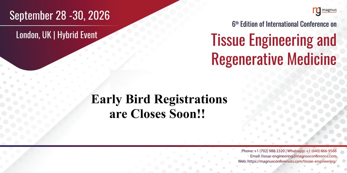 Tissue Engineering and Regenerative Medicine tweet media